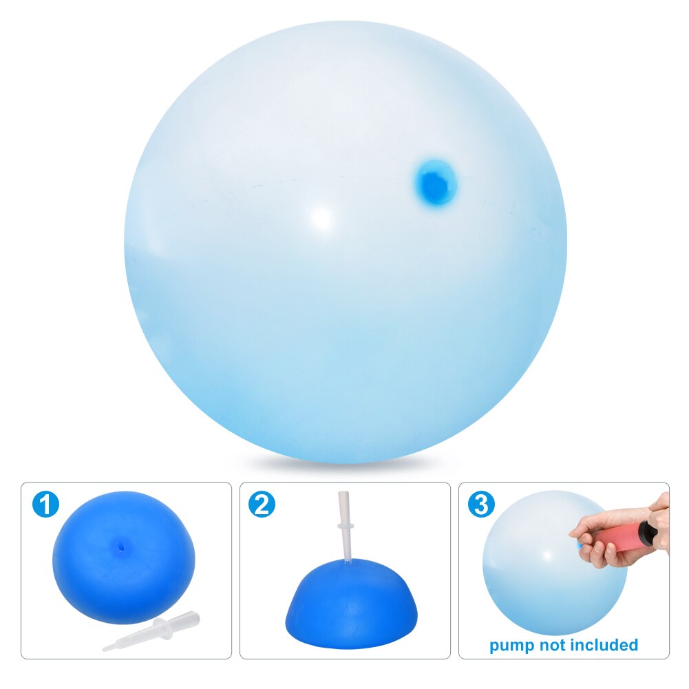 Kids Children Outdoor Soft Air Water Filled Bubble Ball Blow Up Balloon Toy Fun Party Game Summer Gift Inflatable Gift