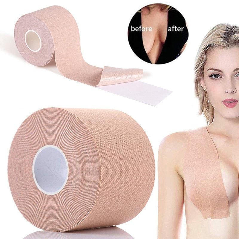 Free to Cut Anti Exposure Force Cloth Lifting Roll Large Chest and Breast Lifting Stickers Tape