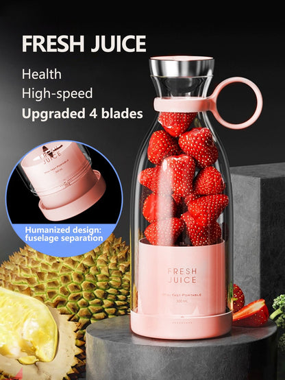 Mini Portable Blender Electric Fruit Juicer Mixers Extractors Multifunction Juice Maker Machine Blenders Smoothies Mixer